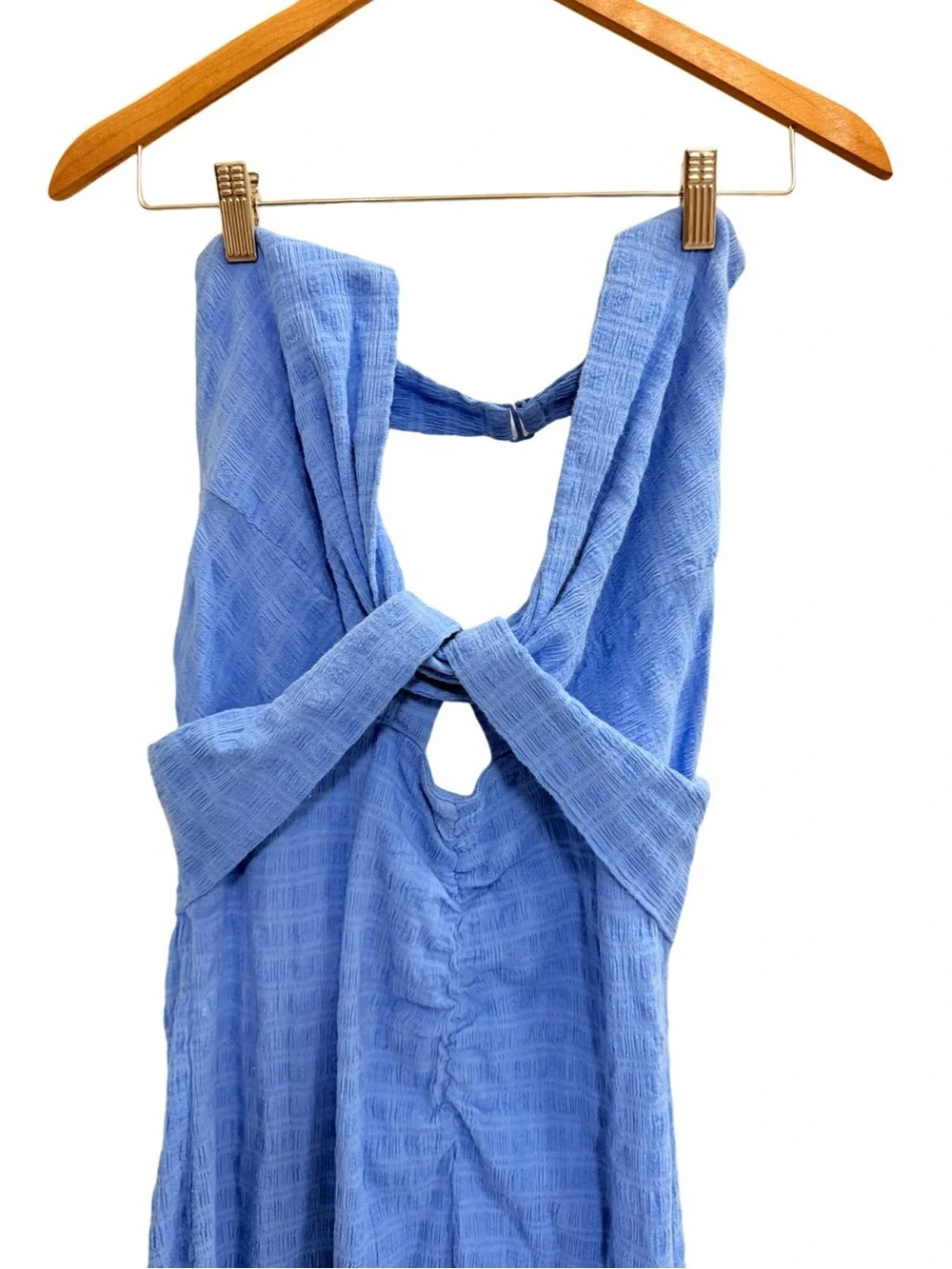 FREE PEOPLE Nya Maxi Dress Blue Size Medium